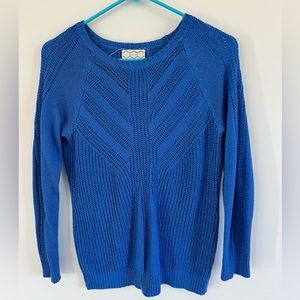 Pink Rose blue sweater